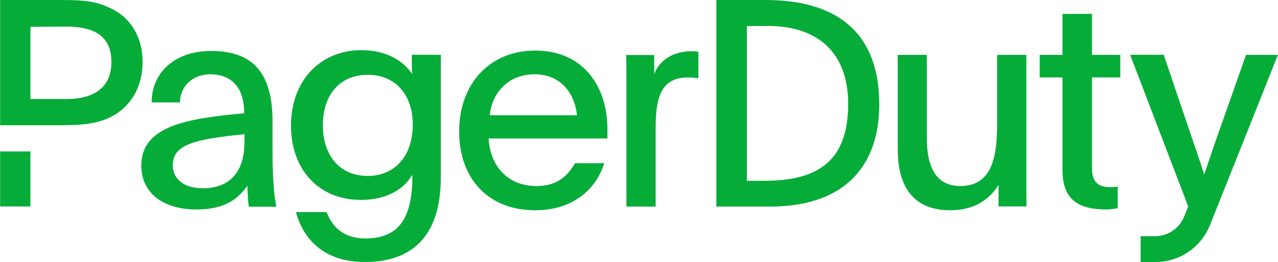 Green PagerDuty logo