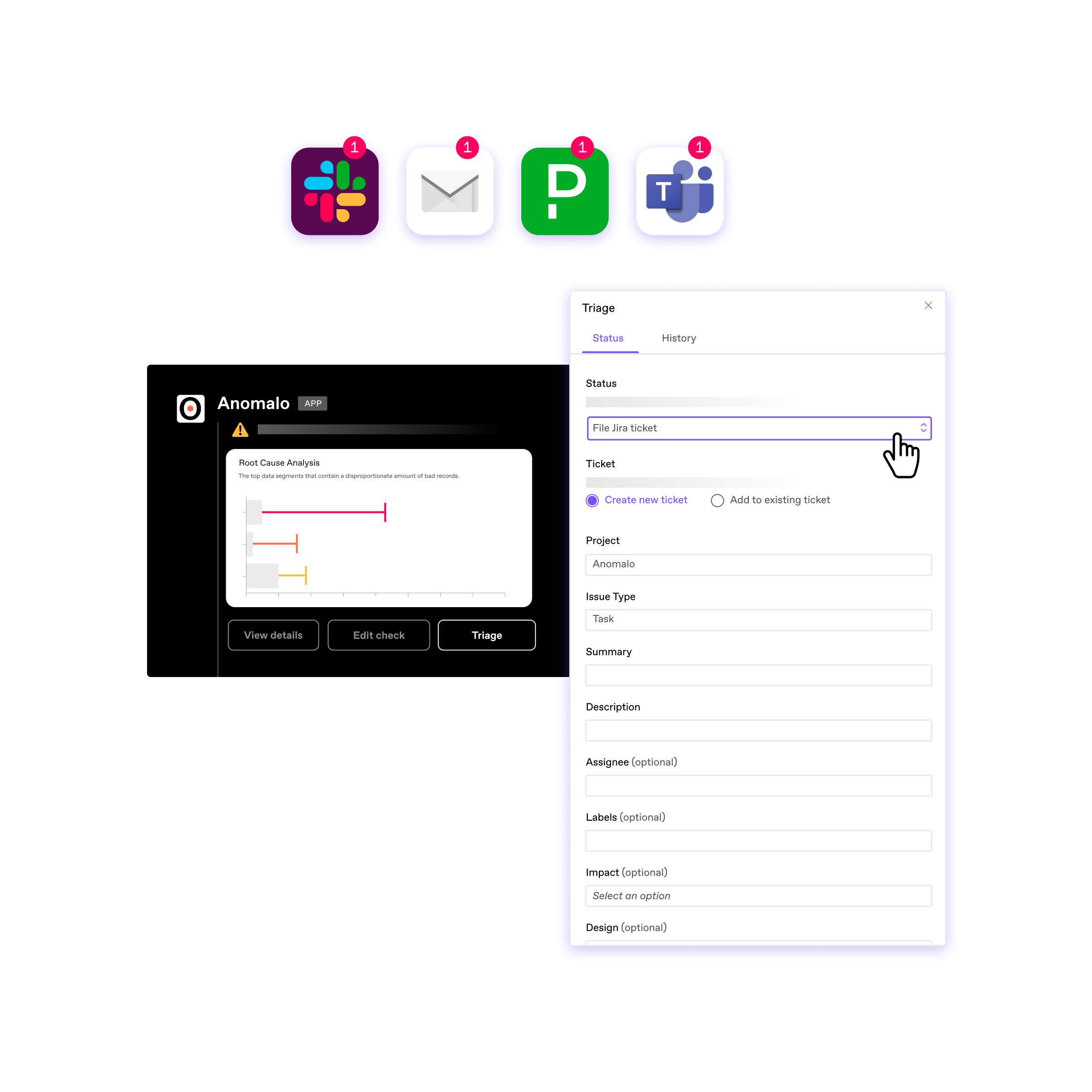 Smart Alerts for data quality monitoring